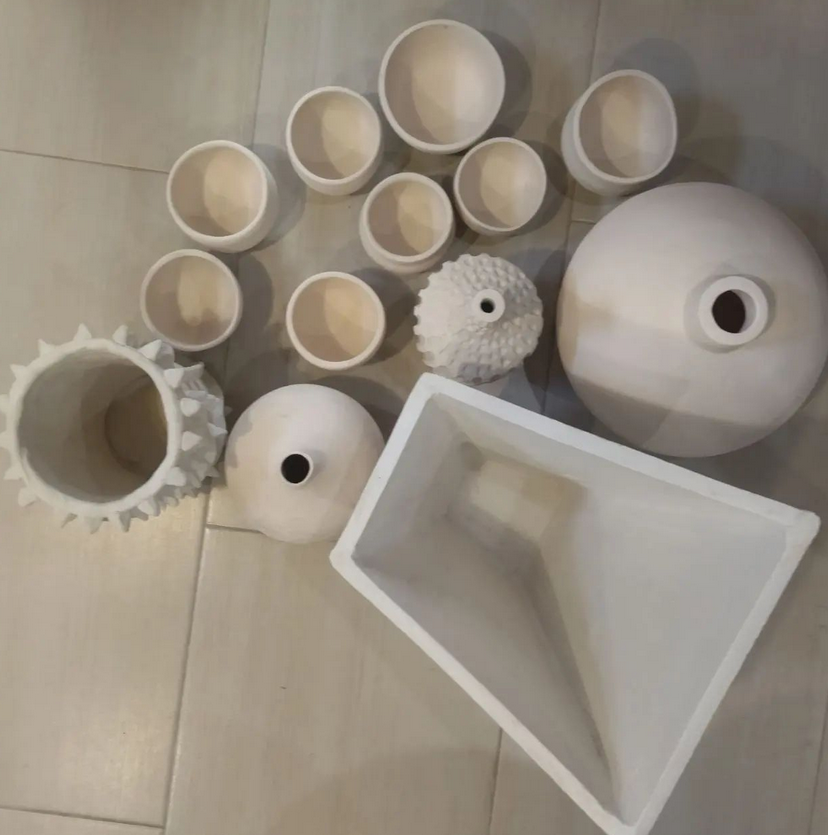 Búcaros en proceso de LolaBotijo