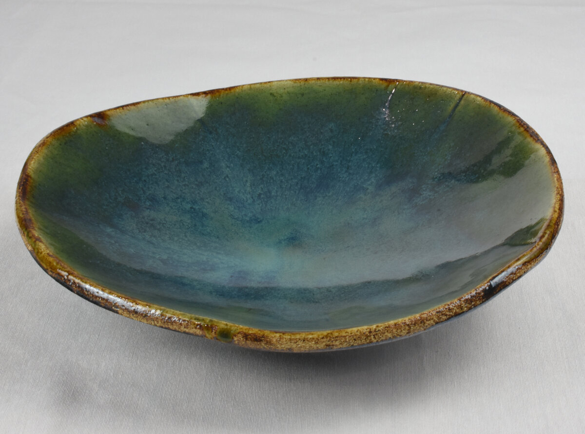 Plato azul verdoso de LolaBotijo
